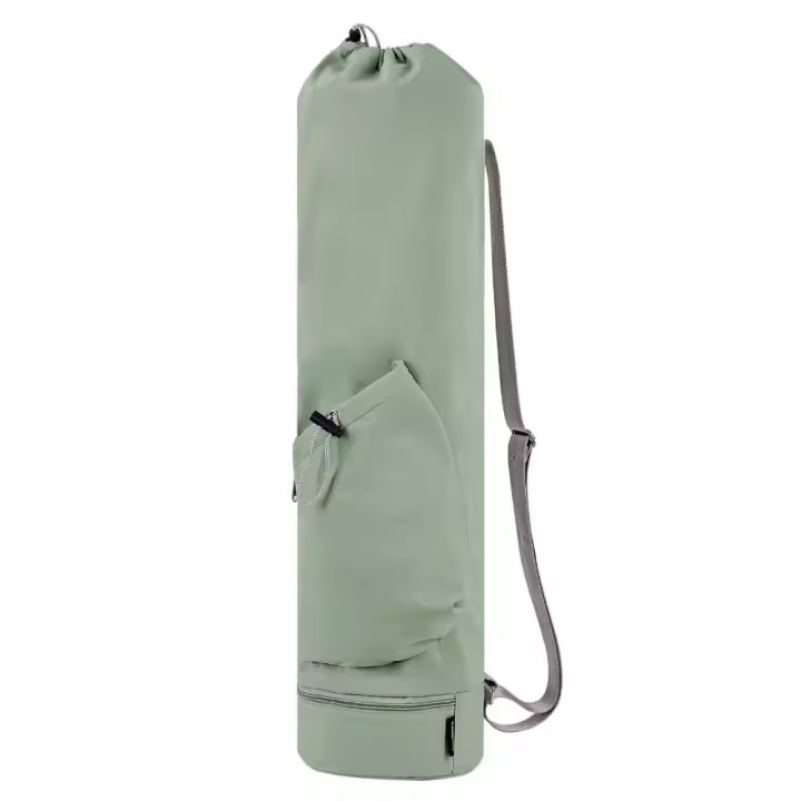 Mochila de Yoga de gran capacidad, bolsa para esterilla de Yoga, correas de hombro ajustables impermeables, bolsa deportiva transpirable, comodidad, gimnasio negro - 1