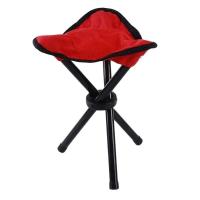 Jardín portátil para acampar al aire libre con trípode, silla VIE para pesca en la playa y picnic, taburete plegable de tres patas - details 18