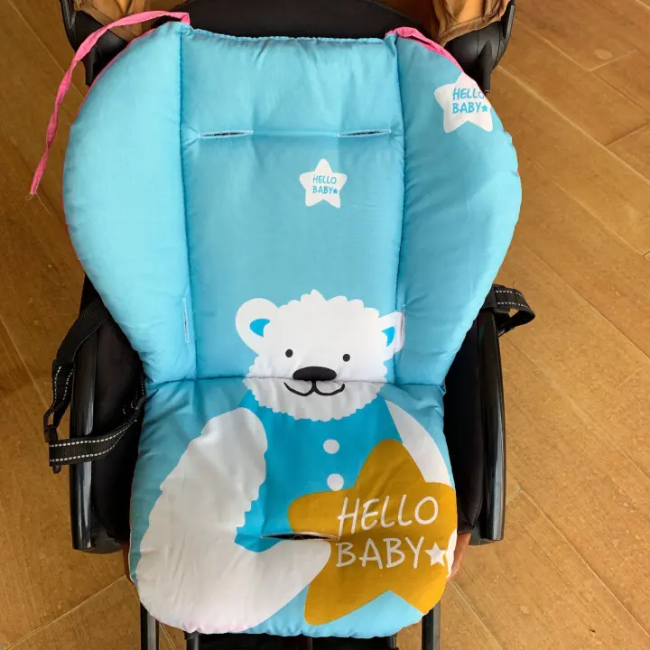 Cojín de Asiento de Carrito de Bebé Universal Alfombra Protectora de Alta Silla de Comedor - 1