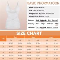 Sujetador incorporado para mujer, camiseta sin mangas, corsé de malla cruzada de compresión, Control de barriga, moldeador de cuerpo, corpiño adelgazante con cuello en V, ropa interior Sexy - details 0