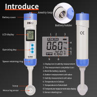 Salinidad de cocina para alimentos, salinómetro de maricultura cocida con pantalla Digital de precisión, cuchara probadora de temperatura de sal - details 7