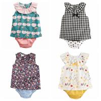 -Conjunto de Ropa de Algodón para Niñas, conjunto de Ropa con Impresión de lino, Verano, 2 piezas - details 2