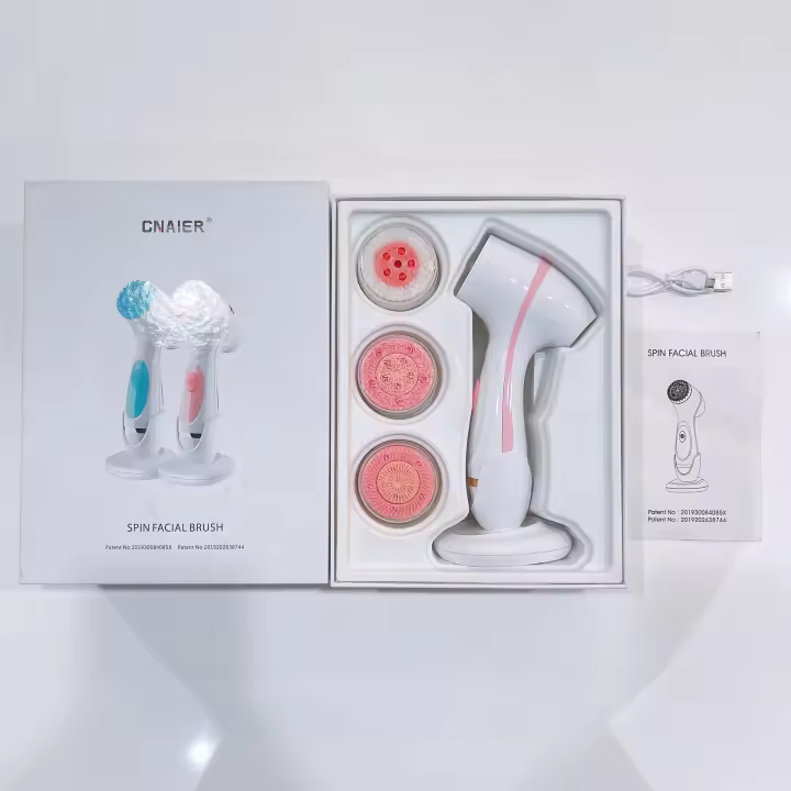 Sonic Nu Cepillo giratorio para limpieza facial profunda, cepillo de limpieza facial giratorio, sistema de spa galvánico para eliminar puntos negros - 1