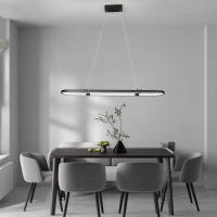 NEO Gleam-candelabro moderno minimalista para comedor, cocina, Bar, candelabros de moda, colgante de correo gratis, iluminación LED - details 8