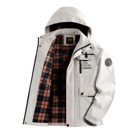 Chaqueta impermeable con capucha para hombre, abrigo informal a la moda, para exteriores, primavera y otoño - details 6