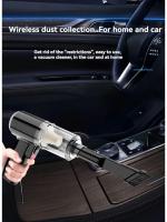 Aspiradora Portátil Para Coche 12000pa Limpiador Potente De Huecos Mini Aspiradora Handheld Sin Cable Accesorios De Limpieza - details 10