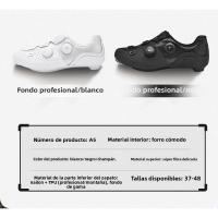 Zapatos de Ciclismo para Aire Libre Fondo de Goma Sin Cierre, Fondo para Carretera y Montaña con Doble Hebilla - details 3