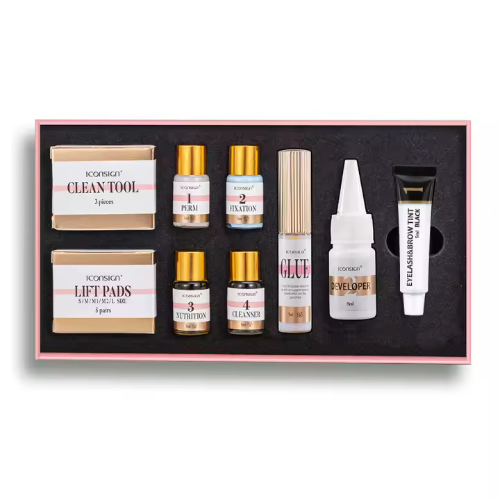 ICONSIGN-Kit de tinte para cejas, elevador de pestañas, potenciador, rizado, permanente, tinte de cejas, herramientas de maquillaje - 1