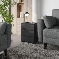 3 Cajones Mesas Auxiliares Mara Estilo Morno para Sala Estar 45 x 35 x 605 cm Dormitorio Salón - details 7