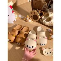 Sandalias de Mujer con Punta Cerrada para Verano al Aire Libre, Estilo Rilakkuma con Agujeros, Antideslizantes y Resistentes al Olor, Lindas para Chicas 2025. - details 1