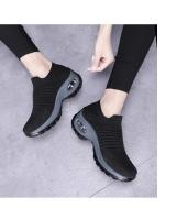 Zapatillas de Malla Transpirable para Mujer Zapatos de Plataforma Negros para Gimnasio - details 11