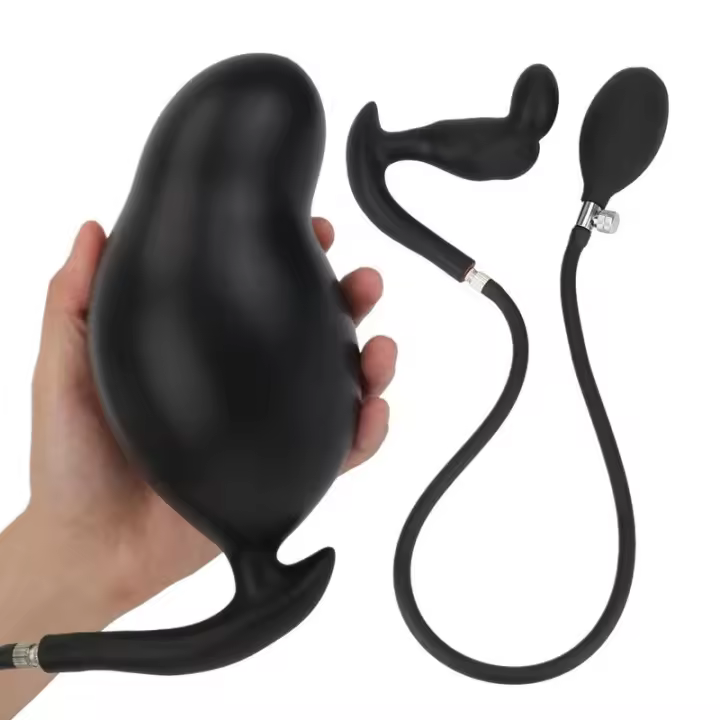 Empaquetado privado Sexy Iatable Butt Plug Dilatador Anal Para Dildo Expansor Vaginal Juguetes Sexuales Parejas Adultos Juegos Hombres 18 Bondage Set Producto Erótico - 1