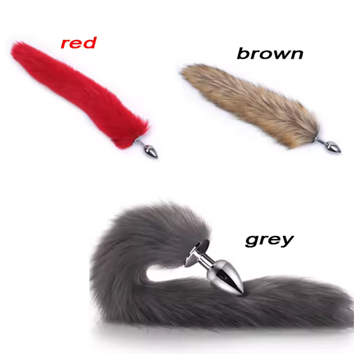 Tapón Anal de zorro Sexy para mujer y hombre, producto sexual para adultos, de acero inoxidable tapón Anal, Juguetes sexuales de Cosplay para pareja - 1