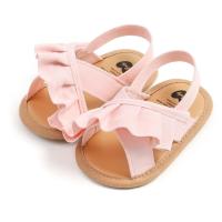 Sandalias de Punta abierta con volantes para niña, recién nacida, primavera y verano - details 12