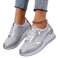 Zapatos deportivos informales para mujer, zapatillas deportivas con cordones a la moda, zapatos para mujer - details 1
