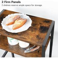 Estantería de Vino de 16 Botellas Estantería de Vinos Independientes con Mesa de Madera y Soporte para Copas Expositor de Vinos de 5 Niveles para Cocina, Bar, Restaurante - details 5