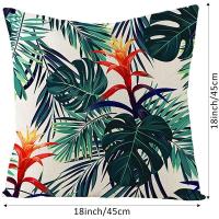 Fundas de Cojín de Lino Verde para Muebles de Jardín Juego de 4 Piezas, Tamaño 18x18 Pulgadas, Ideal para Sofá - details 6