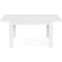 Mesa de Comedor Extensible de Madera Blanca Estilo Canadiense 140 a 190cm Ancho 90 Altura 78 - details 33