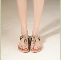 Sandalias planas ligeras y cómodas para mujer, de verano 2025, informales, de moda, para playa, tallas grandes. - details 0