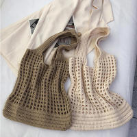 Bolso de hombro tejido con diseño hueco Vintage para mujer, bolsos de mano de gran capacidad, bolsos de viaje de verano para mujer, bolsos de playa - details 14