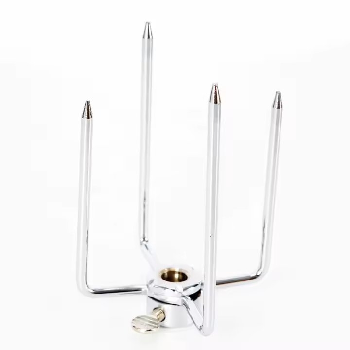Clip de Carne para Parrilla de Acero Inoxidable 4Pcs, Diámetro 8-11mm, Seguro para Lavavajillas, Tamaño 135 x 55 x 65mm - 1