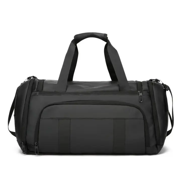 Gym Fis con bolsillo para zapatos, entrenamiento deportivo, equipo de corta distancia, bolsos de hombro, bolsa grande seca y húmeda para exteriores - 1