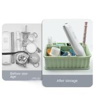 Caja de almacenamiento de cepillos de dientes de silicona desmontable, soporte de cepillo de dientes de fácil limpieza, organizador antideslizante para pasta de dientes - details 8