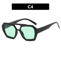 Gafas de sol irregulares de doble haz 2023 nuevas gafas de sol retro con personalidad gafas de sol de tendencia de celebridades de internet - details 7