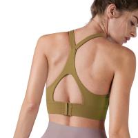 Racing Back Sports Ropa deportiva Hebilla trasera ajustable Sujetador de yoga de alto soporte - details 7
