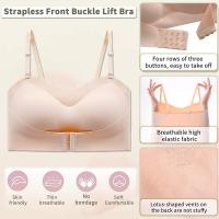 Sujetador Invisibles Sin Tirantes Para Mujer Push up Antideslizante Para Boda Lencería Sexy De Talle Grande S-XL Con Almohadillas De Pecho Para Mujeres Con Grandes Senos - details 9