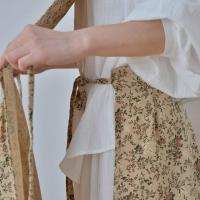 Delantal de cocina de algodón con estampado Floral, delantal de trabajo doméstico de estilo francés, delantal elegante suave para tienda de flores, cafetería - details 8