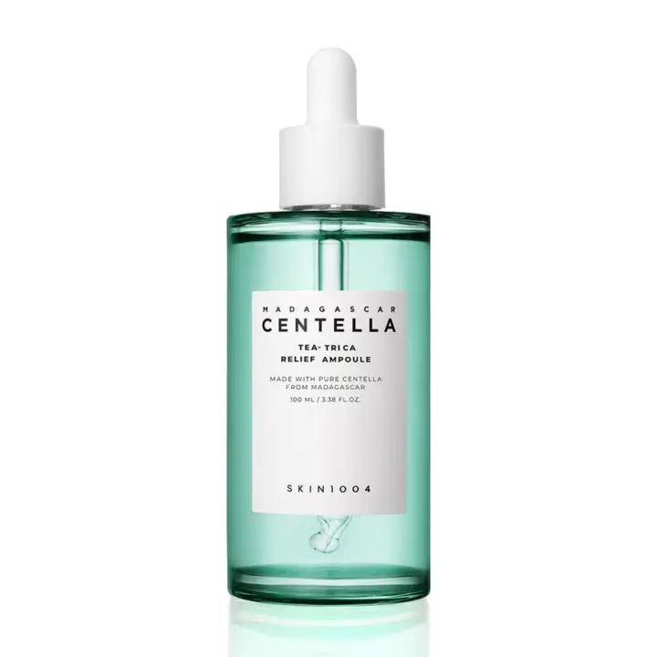 SKIN1004 Ampolla de alivio Tea-Trica 3.38 fl. oz, 100 ml, hidratación calmante para pieles sensibles - 1