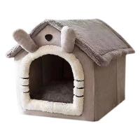 Casa De Perro Interior Cama Suave Para Mascotas Pequeñas Medianas Y Grandes Con Almohadilla Desmontable Tienda De Gato Material De Algodón 100% Máquina De Lavar - details 2