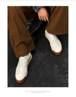 Zapatos blancos de cuero de alta gama de cuero de vaca que aumentan la tendencia de los zapatos de plataforma de los hombres - details 16