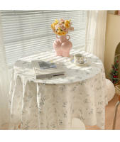 Mantel francés de encaje estilo Ins, luz redonda, foto de cumpleaños para personas mayores, día blanco, mesa de centro, dormitorio - details 1