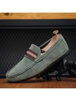 Los hombres de frijol zapatos a pasos de los hombres perezosos zapatos de moda de los hombres zapatos de cabeza redonda de gran tamaño de los hombres modelos Lefebvre zapatos zapatos casuales - details 1