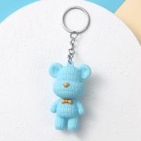 LLavero de oso creativo, oso colorido, superventas, accesorios de llavero colgante - details 5