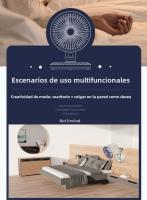 Ventilador USB Silencioso Portátil Potente Ventilador de Mesa con 3 Velocidades, Ajustable 90°, Mini Ventilador para Hogar, Oficina, Camping - details 12