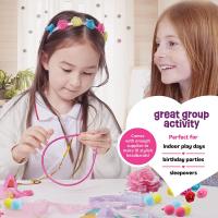 Kit para hacer diademas para niñas, haz tus propias diademas de moda para niños, juego de accesorios para el cabello DIY - details 4
