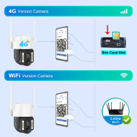 Cámara de vigilancia Solar WIFI 4G, videocámara remota para exteriores, inalámbrica, visión nocturna, HD, a todo Color, CCTV inteligente - details 10
