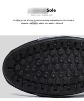 Zapatos planos de conducción de fondo suave de moda para hombre, zapatos casuales de primavera y verano con diseño de gorro, estilo de caminata de medio arrastre, sin cordones - details 7
