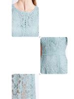 Elegante Vestido de Verano de Encaje Vintage JAMERARY Manga Corta, Espalda Elegante, Moda para Mujeres - details 5