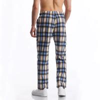 Pantalón de verano con carreaux para hombre, informal, con cordón de ajuste, recto, Harajuku, Hip-hop, para exteriores, diario - details 33