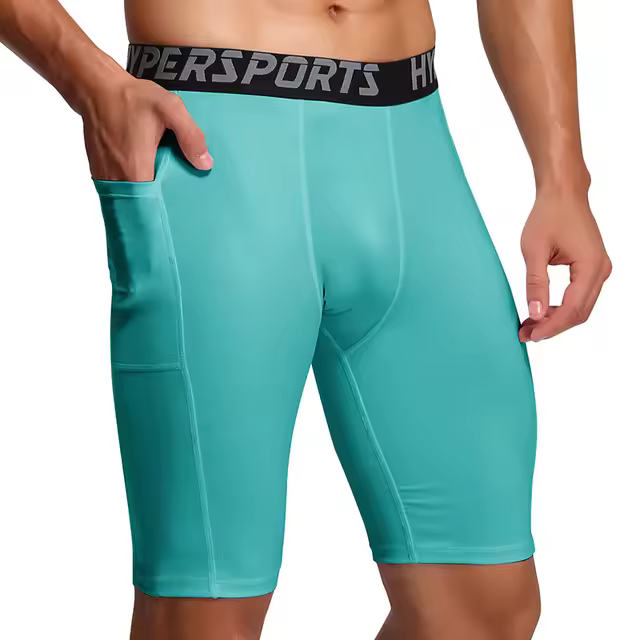 Pantallas Cortas de Compresión para Hombres Verano 2023 Ropa Deportiva para Entrenamiento en Gimnasio Fitness Pantalones Cortos para Correr - 1