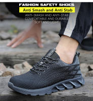 Zapatos de seguridad para el trabajo para hombre, calzado especial antipinchazos, antideslizante, para exteriores, para construcción - details 3