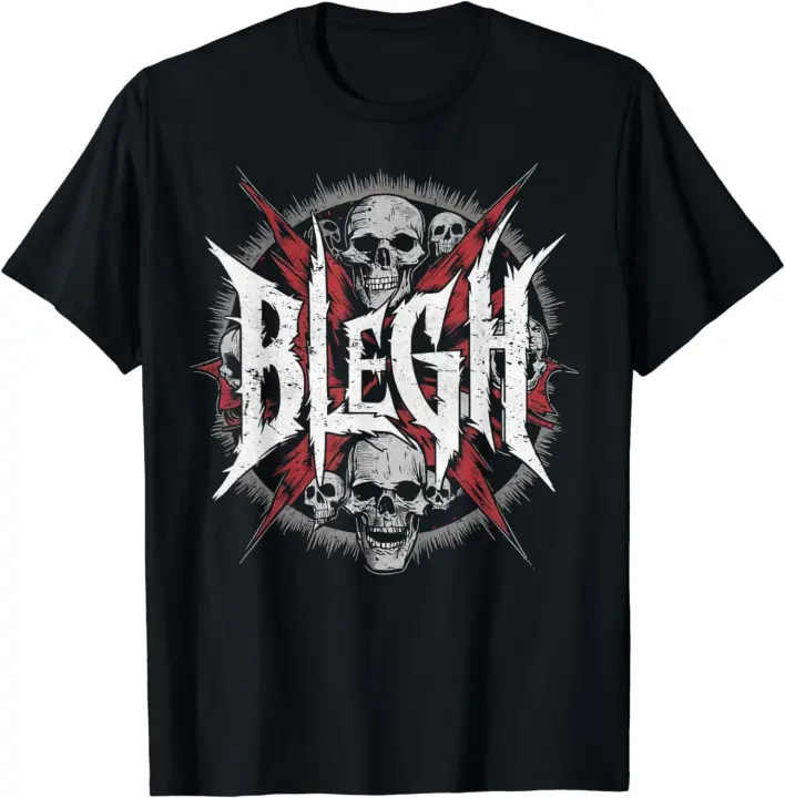 Camiseta Deathcore Blegh, diseño de Metalcore - 1