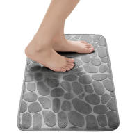 Alfombra de Piedra Embossed para el Hogar Absorbente de Agua, Estilo Sencillo 30*40*2cm - details 8