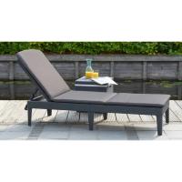 Tumbona de Jardín plegable, para terrazas exteriores, Patios, Jardines, Color Gris - details 1