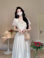 Elegante Vestido de Princesa con Diamantes Cintura Ajustable para Adelgazar - details 6
