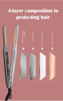 Plancha de pelo profesional 2 en 1, rizador de pelo de cerámica, lápiz de hierro plano para pelo corto, alisador de barba - details 8